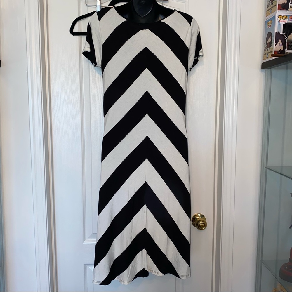 Joe Fresh Midi Dress with Stripes - Picture 2 of 2